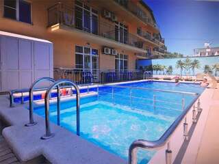 Гостиница КАРО Анапа 2 корпус Комфорт с балконом вид на бассейн-4